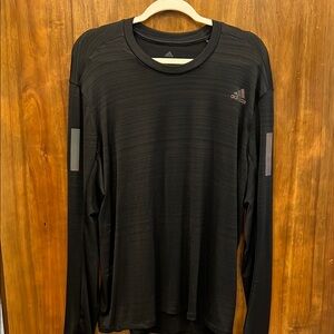 Adidas Men's Black CLIMALITE Long Sleeve Shirt